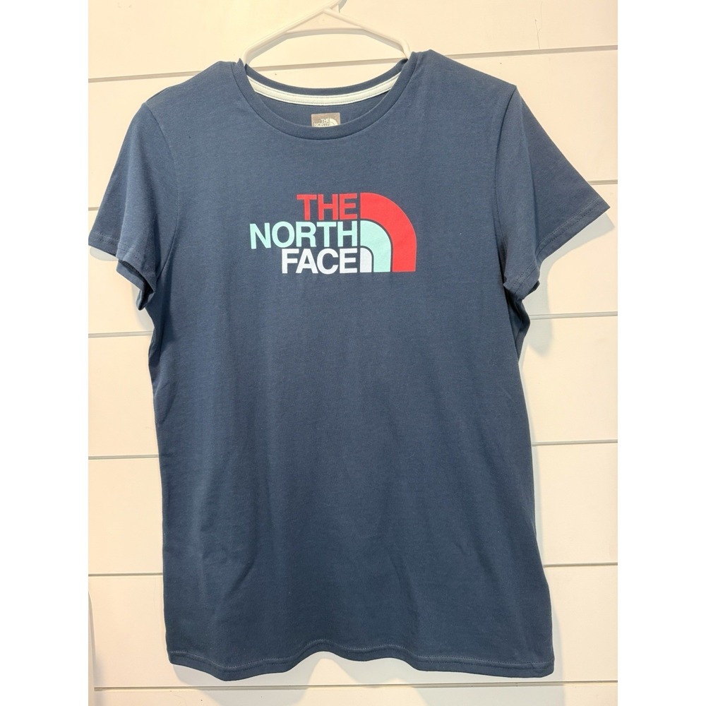The North Face Girls XL Blue Graphic Short Sleeve Crew Neck T-Shirt